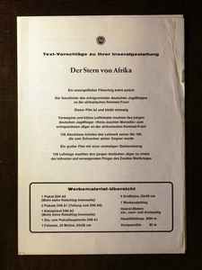 Der Stern von Afrika - Hansjörg Felmy - Marianne Koch - Werberatschlag - Bild 1 von 1