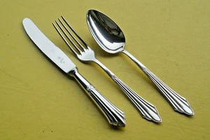 WMF FÄCHERMUSTER - 90er-Silberauflage - 1 (von 6) DESSERTBESTECKSETS - TOPP - Bild 1 von 16