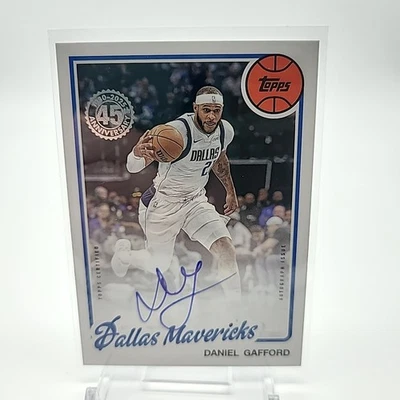2025-2026 Topps Daniel Gafford 1980-81 Autograph Dallas Mavericks Auto 80B2-DG - Image 1 of 4