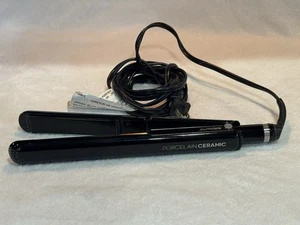 BaByliss Pro Porzellan Keramik Glätteisen 1" Haarglätter schwarz BP9557 FUNKTIONIERT - Bild 1 von 4