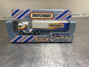 Matchbox Macau Convoy CY-8 Kenworth Box Truck "Matchbox" labels, window boxed - Picture 1 of 4