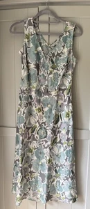 East Pure Linen Sleeveless Summer Dress 10 - Picture 1 of 9