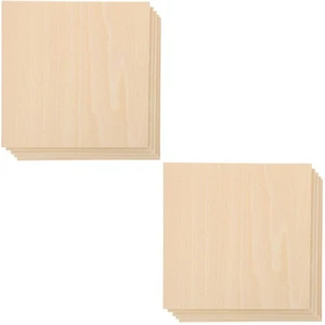 10 piezas Hágalo usted mismo Tablones de madera en blanco sin terminar Hágalo usted mismo Tablones de madera artesanías Tablones de madera - Imagen 1 de 12