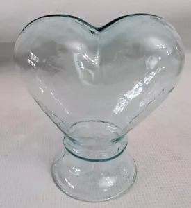 Glas Herz hohl mit Öffnung zum Basteln Deko Mittelstücke klar - Bild 1 von 8