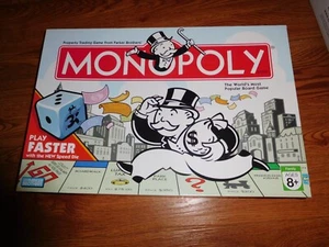 Monopoly Board Game 2007 Parker Brothers Hasbro #00009 PLAY FASTER - Picture 1 of 14