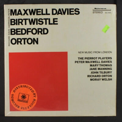 David Bedford & Others : Neuf Musique De London Mainstream 12 " LP 33 RPM Scellé - Photo 1/2