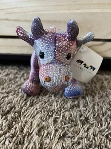Cow Parade Pixel Kuh Plüschtier Vintage 2001 Westland Geschenk Artikel #7504 neu mit Etikett - Bild 1 von 4