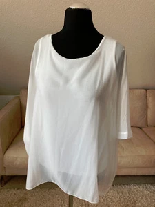 STREET ONE Stylish zeitlos Damen Bluse Tunika 36 Champagner Doppellagig - Bild 1 von 15