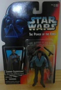 Lando Calrissian Action Figure Toy Star Wars 1995 Jedi Power Of The Force NOC - Picture 1 of 2