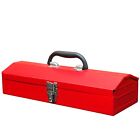 BIG RED TB102 Torin 16 Hip Roof Style Portable Steel Tool Box with Metal Latch