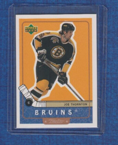 1999-00 Upper Deck Retro Hockey # 6 Joe Thornton