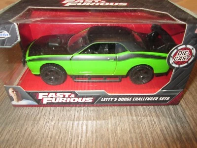 MODELLINO FAST e FURIOUS LETTY'S DODGE CHALLENGER SRT 8..NUOVA!! - Immagine 1 di 3
