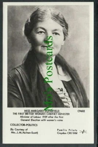 Politics Postcard -Margaret Bondfield, First British Woman Cabinet Minister E427 - Picture 1 of 2