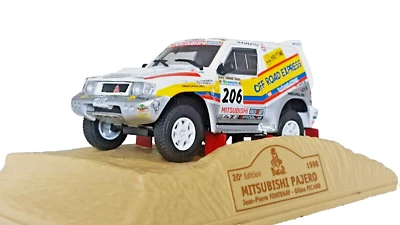 MITSUBISHI PAJERO # 206 1er PARIS DAKAR 1998 -FONTENAY/PICARD - NOREV -  1/43 - Photo 1/3