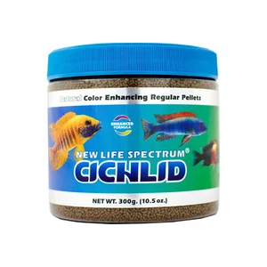 New Life Spectrum Cichlid Regular Sinking Pellets (1-1.5mm) 300g Fish Food - Picture 1 of 1