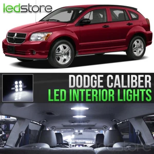 2007-2012 Dodge Caliber White Interior LED Lights Kit Package - Imagen 1 de 6