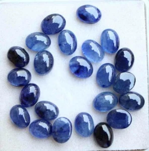 AAA natürlicher Ceylon blauer Saphir Cabochon ovale Form loser Edelstein 40,90 ct - Bild 1 von 3