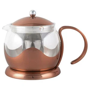 La Cafetiere Editado Acabado Cobre 660ml Infusor Vidrio Tetera Cocina Gadget - Imagen 1 de 2