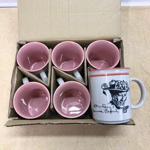 VINTAGE MINNIE PEARLE SET OF 6 COFFEE MUGS 10 OZ MADE IN JAPAN NEW IN BOX - Picture 1 of 7
