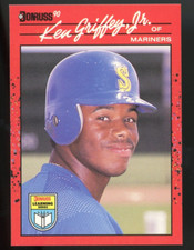1990 Donruss Learning Series #8 Ken Griffey Jr. Seattle Mariners - NM-MT