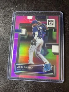 2022 Donruss Optic Vidal Brujan Rated Rookie Pink Prizm RC #38 - Picture 1 of 2