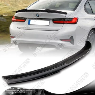 Alerón trasero de fibra de carbono real para BMW 320i 330i M340i G20 G80 M3 19-25 Foto 1 de 4