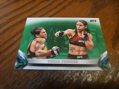 2018 Topps UFC Knockout Green Parallel Card #182/199 Tecia Torres #58 - Image 1 of 3