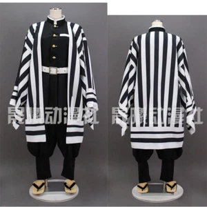 Serpent Hashira Obanai Iguro Cosplay Costume Anime Kisatsutai Uniform Outfit - Picture 1 of 2