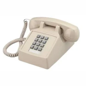 Teléfono de escritorio de una sola línea Cortelco 2500-MD-ASH 250044-VBA-20MD Ash - Imagen 1 de 3