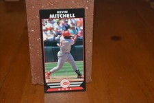 BASEBALL CARD RARE BOOKMARK KEVIN MITCHELL CINCINNATI REDS COLLA COLLECTION