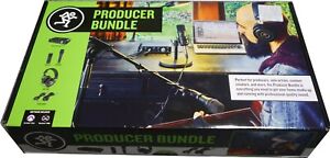 Mackie Recording Bundle Producer Interface/Dynamic Mic/Condenser Mic/Headphones