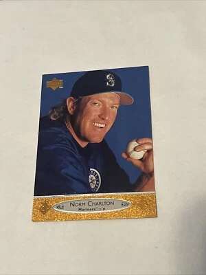 1996 Upper Deck Norm Charlton #203 Mariners - Image 1 of 2