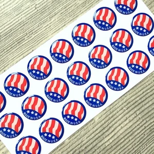 21pc Made In USA America 25mm 3d domed sticker decal emblem - Bild 1 von 4