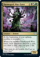 1x Daemogoth Woe-Eater - Foil MTG Strixhaven: School of Mages NM Magic Foil