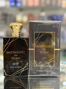 MidNight In Dubai Noir 1.7oz EDP for men factory sealed(&1 free perfume) - Picture 1 of 1