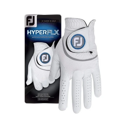 FootJoy Men's HyperFLX Prior Generation Golf Gloves White X-Large - Image 1 of 3