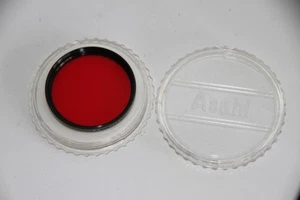 Vintage Asahi Pentax 46mm R2 Red Camera Lens Filter. with 46-49mm step up ring - Picture 1 of 6
