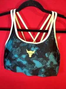 Under Armour Project Rock Crossback Sports Bra Women’s Size: Large NWT - Picture 1 of 4