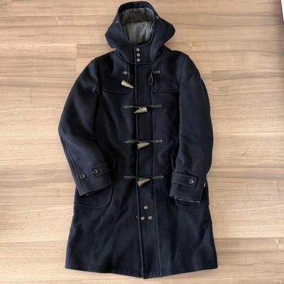 SCYE BASICS Navy Men's Duffle Coat Hooded Size 40 - Image 1 of 4