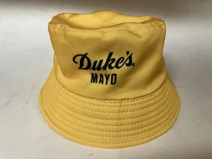 Duke’s Mayo Bucket Hat Yellow Reversible AOP Medium Mayonnaise Hat Cap - Picture 1 of 3