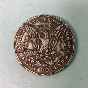 Moneda de níquel Hobo 1921 dólar Morgan antiguo conmemorativo de Estados Unidos - Imagen 1 de 4
