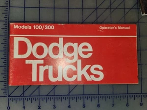 1973 Dodge Pickup Truck Owners Manual Original - Picture 1 of 1