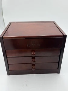 DMC 🌟Petite Holz Truhe Stickerei Kreuzstich Nadelspitze Aufbewahrung Organisation - Bild 1 von 12
