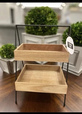 Target Bullseye Playground Mini Tiered Tray Coffee Cocoa Bar Decor NEW - Image 1 of 3