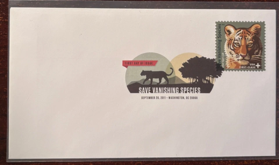#B4 Save Vanishing Species FDC with USPS digital cancel - Image 1 of 1