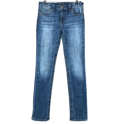 KUT from the Kloth Jeans Womens Size 2 Blue Wash Denim Skinny Leg Pants - Image 1 of 4