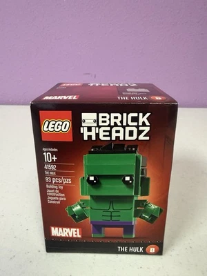 LEGO 41592 Brickheadz Marvel Super Heroes The Hulk Nuevo Sellado Juego Retirado Foto 1 de 4