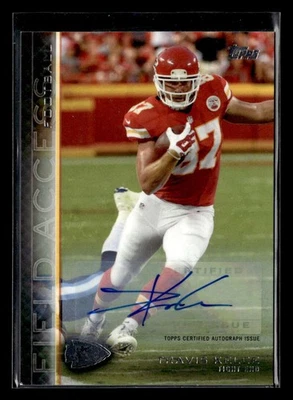 Autógrafo Topps Field Access Travis Kelce 2015 #91 Chiefs SE2203 Foto 1 de 2