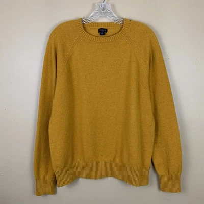 Suéter J Crew Para Hombres Grande Cosecha Corderos Dorados Mezcla de Lana Crew Preppy Pullover Foto 1 de 4