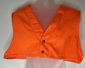 Vintage C.C. Filson Men's Orange Hunting Shooting High Cut Safety Vest Size 46 - Picture 1 of 8